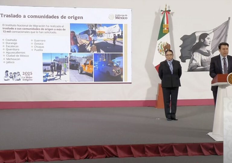 México: Traslado de paisanos a sus comunidades de origen