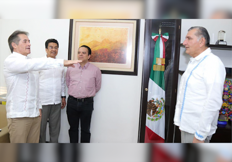 Adán Augusto López Hernández y Hernán Bermúdez Requena