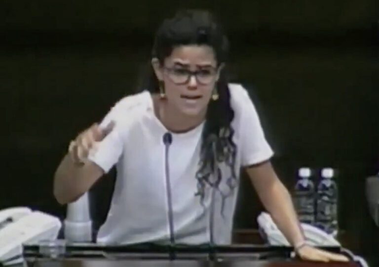 Luisa Alcalde en 2014 era diputada federal