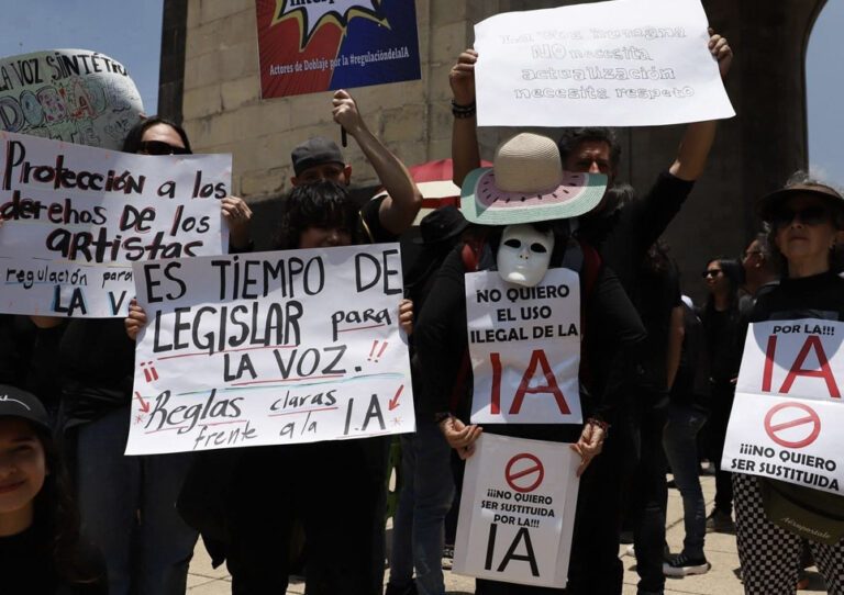 México: Protesta contra la IA