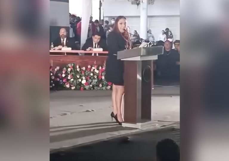 La regidora Alondra Ciprés Castillo