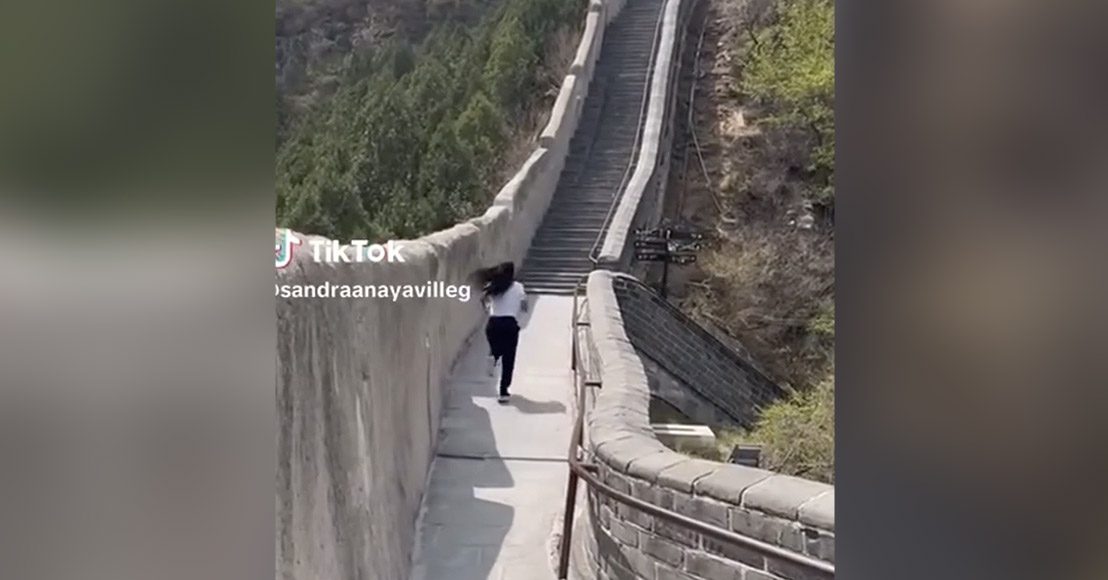 México: Difunden video de diputada de Morena corriendo en la Muralla China