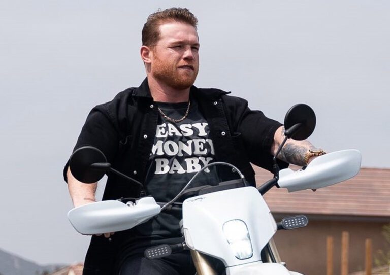 El boxeador mexicano Saúl "Canelo" Álvarez.