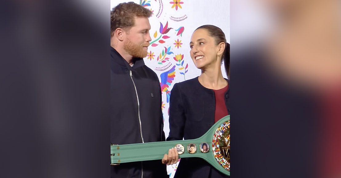 En noviembre pasado la presidenta de México y el boxeador hicieron un anuncio en la conferencia mañanera