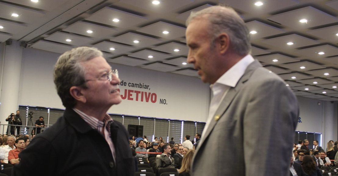 El diputado Mario Calzada Mercado y el exgobernador Mariano Palacios Alcocer
