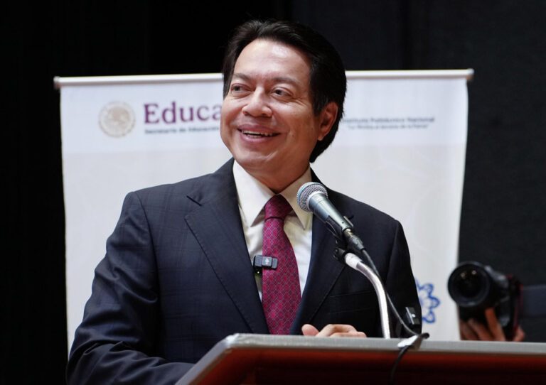 Mario Delgado Carrillo, secretario de Educación de México.