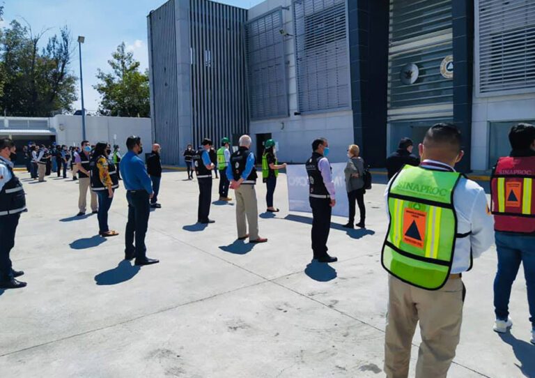 México: Simulacro Protección Civil