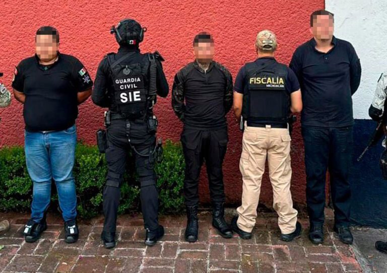 Michoacán: Detienen al comandante Arango y a otras tres personas