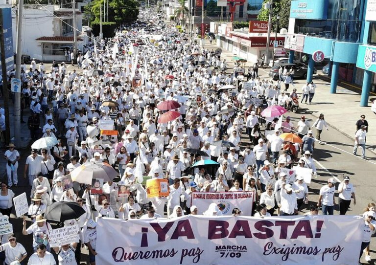 México: Marcha por la paz en Sinaloa