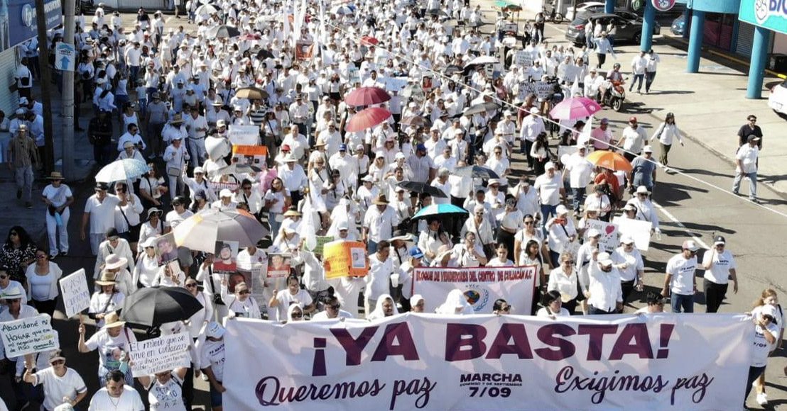 México: Miles marchan en Sinaloa y exigen la renuncia del gobernador