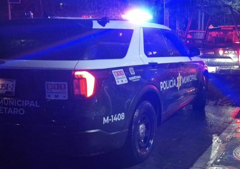 Patrulla de la Secretaría de Seguridad Pública Municipal de Querétaro