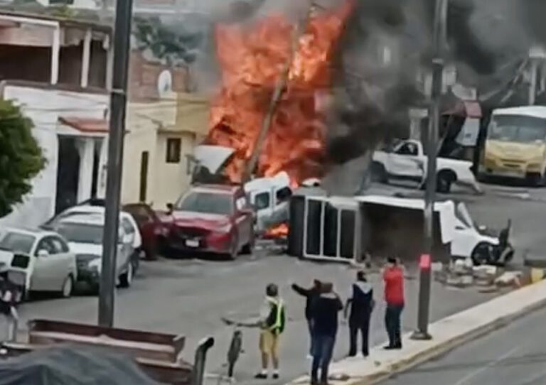 Querétaro: Accidente en la colonia México San Juan del Río