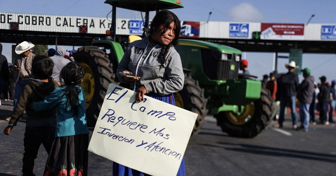 México: Bloqueos y demandas en al menos 20 estados por Paro Nacional Agropecuario