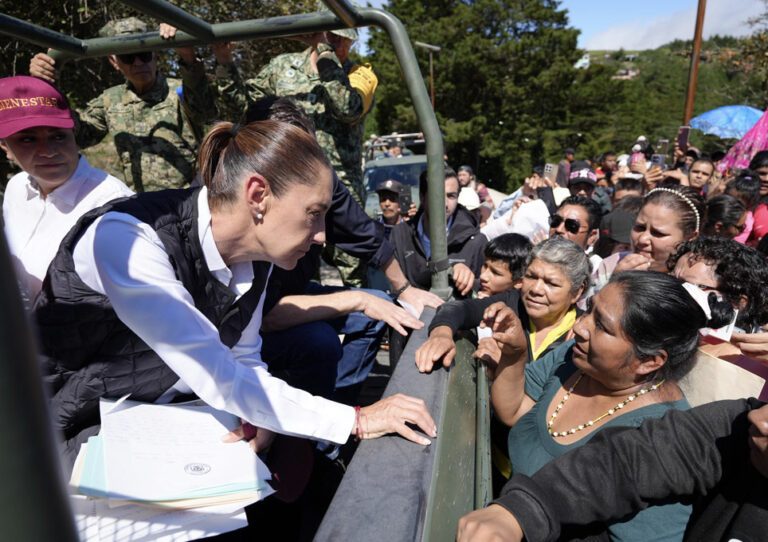 La presidenta Claudia Sheinbaum visitó la Sierra de Querétaro