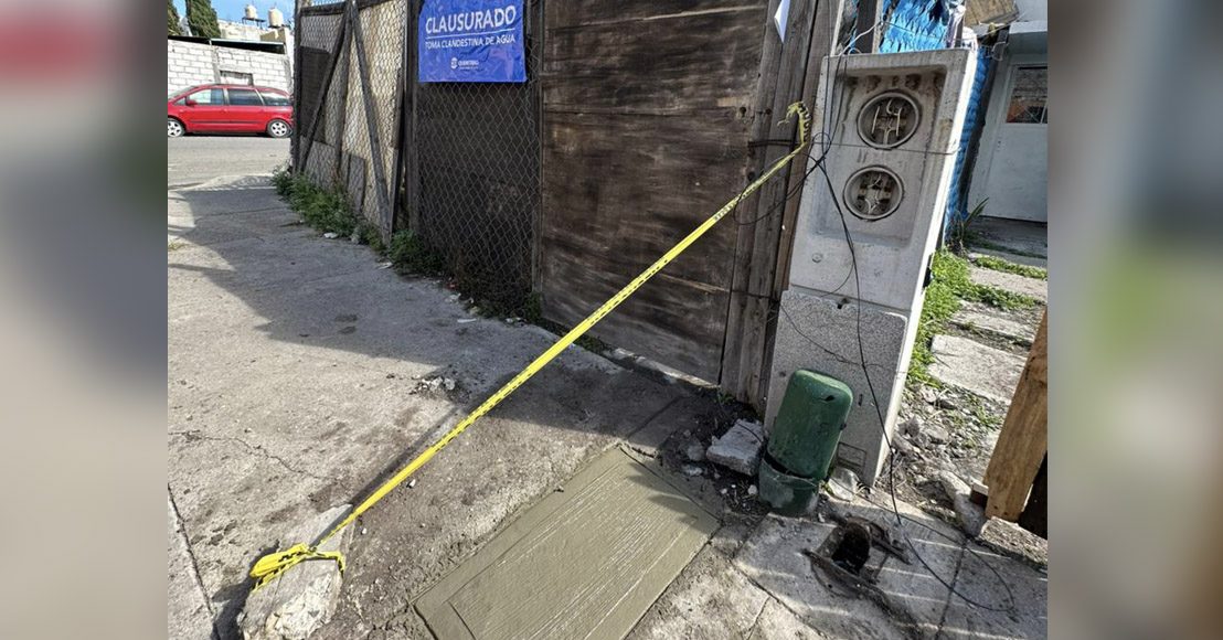 Clausura de tomas de agua CEA en Querétaro