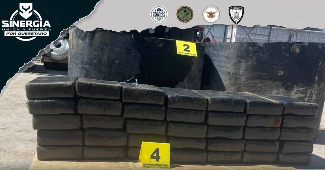 Querétaro: Hallan 71 paquetes de cocaína en torton en San Juan del Río