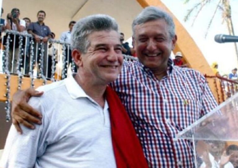 José Ramiro y Andrés Manuel López Obrador