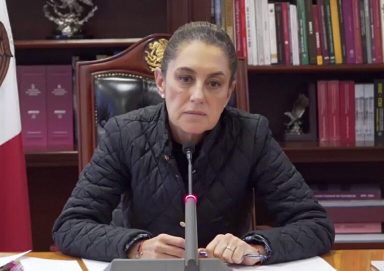 La presidenta de Claudia Sheinbaum y la atención ante las afectaciones por las lluvias