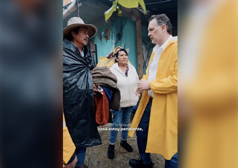 Mauricio Kuri González recorrió zonas de la sierra afectadas por las lluvias
