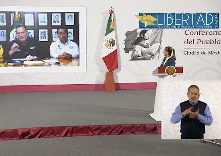 El gobernador Mauricio Kuri en la conferencia mañanera