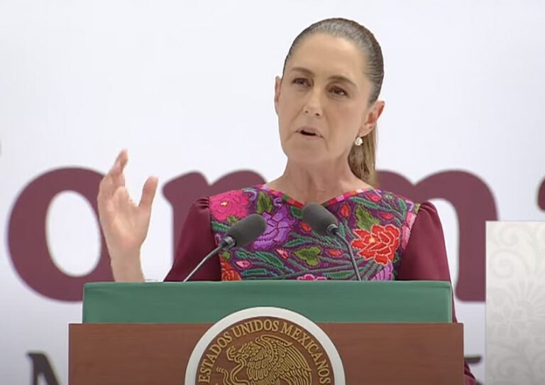 Mensaje de la presidenta de México, Claudia Sheinbaum, por su primer año de gobierno