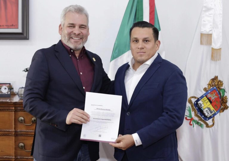 Seguridad Michoacán Alfredo Ramírez Bedolla y José Antonio Cruz Medina