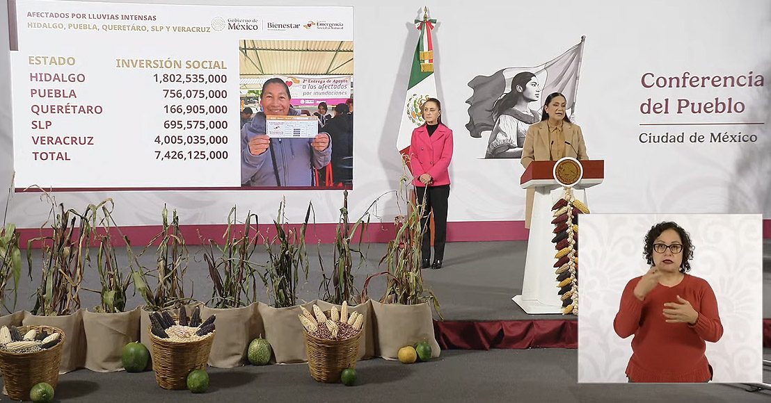 Querétaro: Destinan 166.9 millones para apoyar a familias afectadas por las lluvias