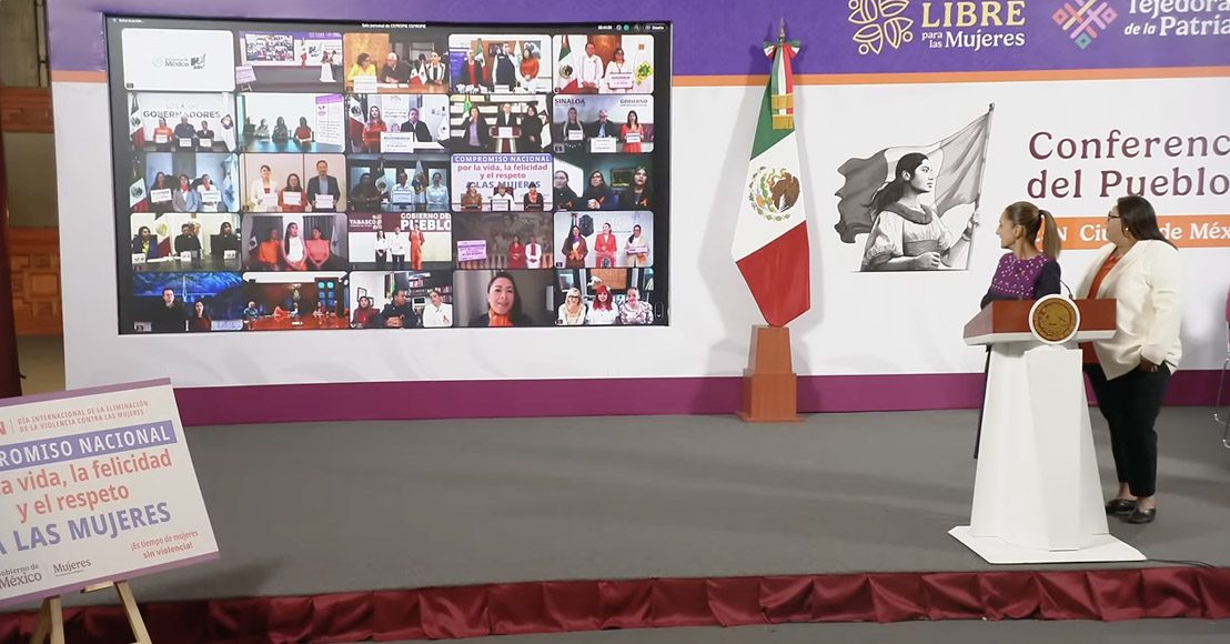 México: Gobernadoras y gobernadores firman compromiso para apoyar y defender a las mujeres