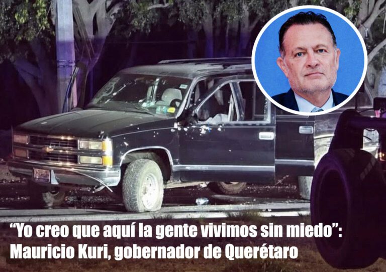Gobernador Mauricio Kuri dice que la gente vive sin miedo en Querétaro