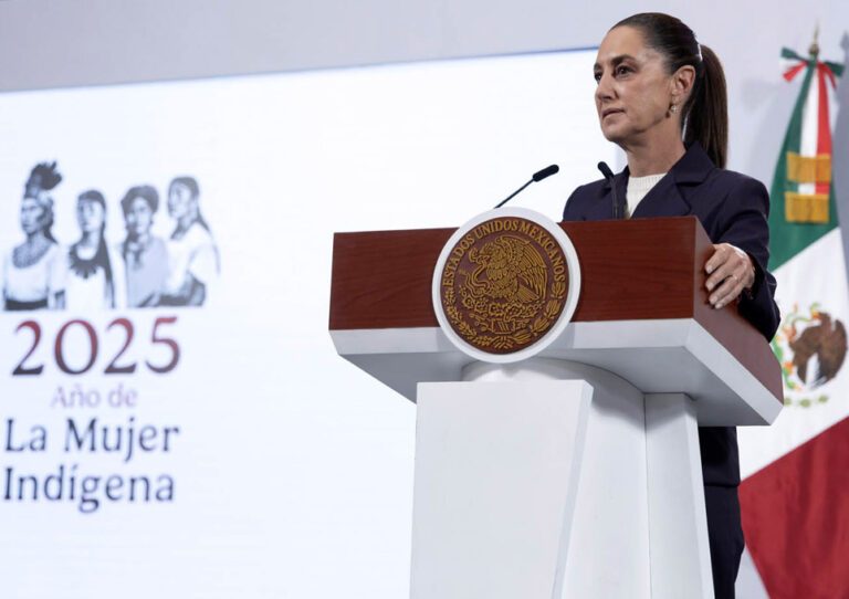 La presidenta de México sufrió acoso