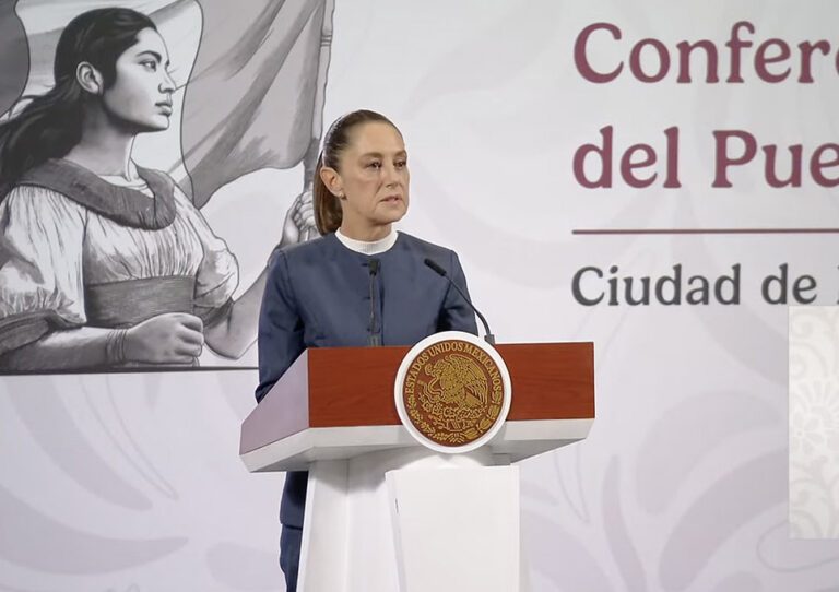 La presidenta de México habla del caso Carlos Manzo