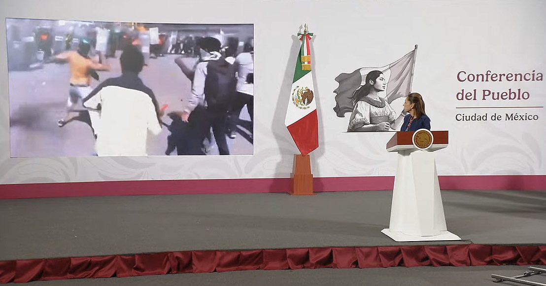 México: Sheinbaum pide que investiguen a los grupos violentos de la marcha de la Generación Z