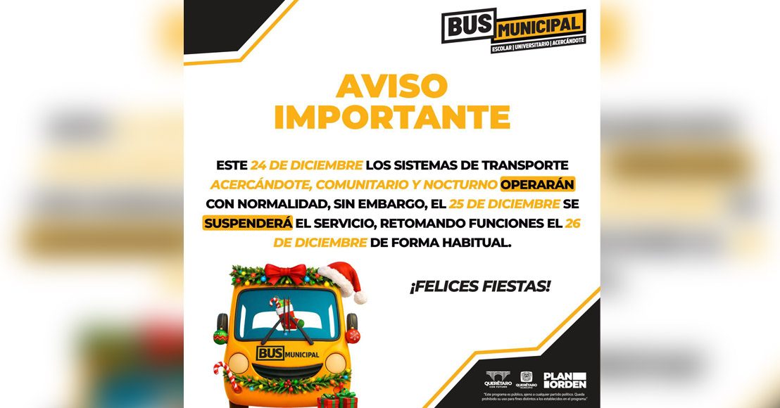Servicio de Camiones de Bus Municipal Querétaro