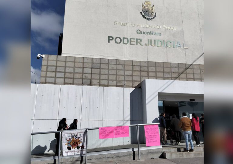 Querétaro: Protestan en el Poder Judicial al señalar injusticias