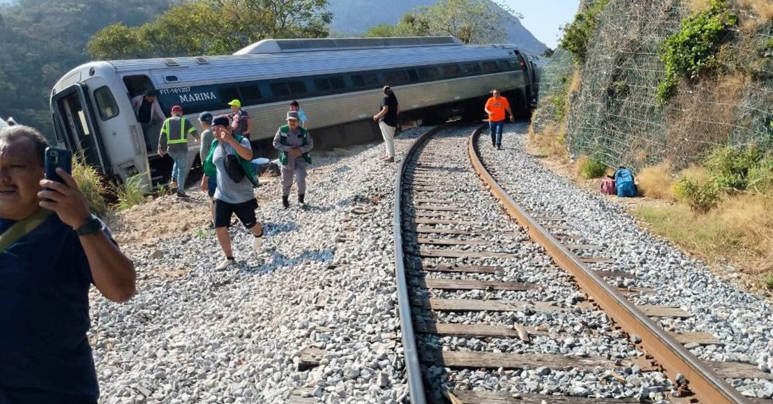 México: Reportan 20 personas heridas por descarrilamiento del Tren del Istmo