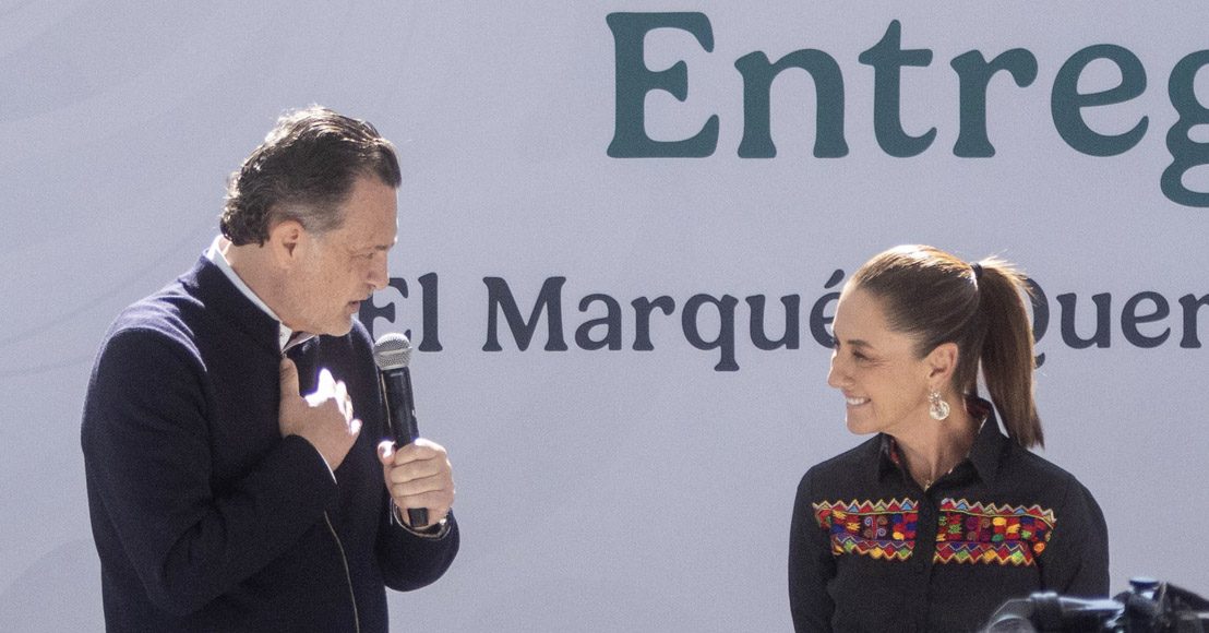 Querétaro: Se halagan Sheinbaum y Kuri durante gira