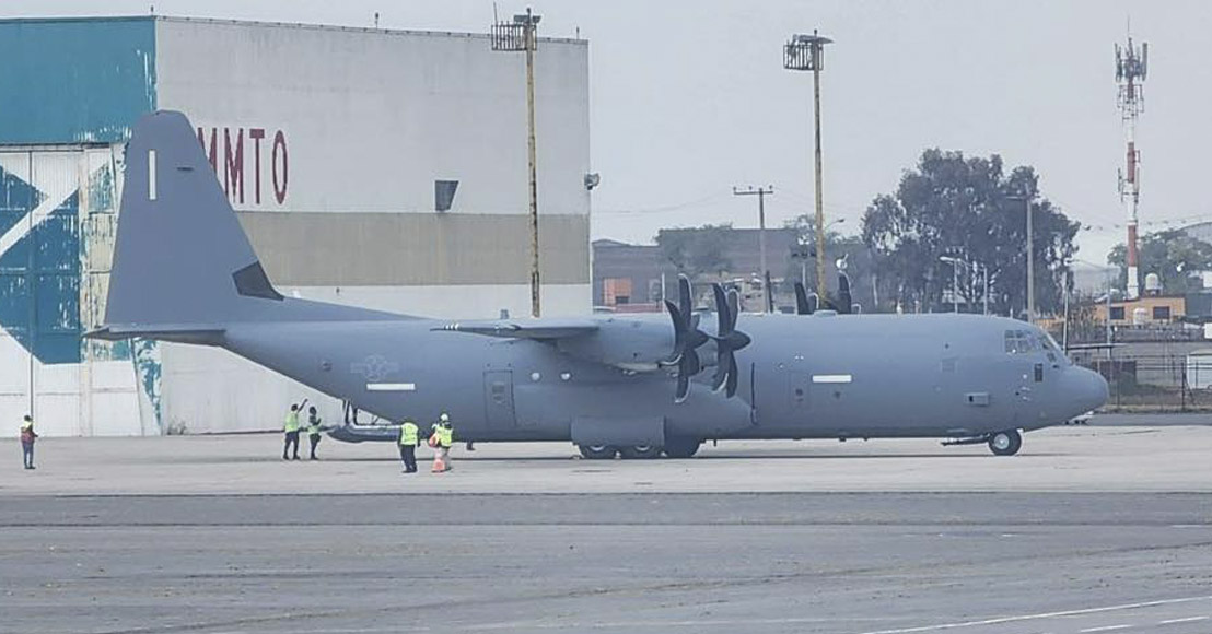 México: Avion Hércules de Estados Unidos