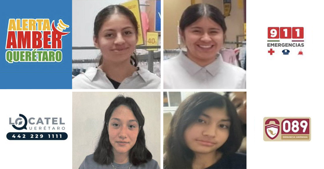 Querétaro: Buscan a cuatro menores de edad
