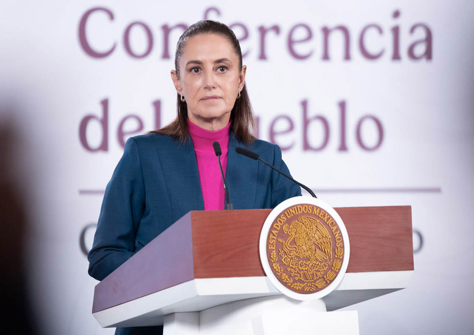 Claudia Sheinbaum Pardo en su conferencia mañanera del 07 de enero de 2026