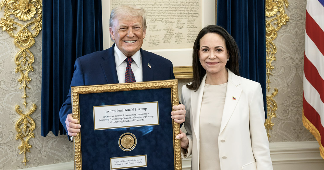 Estados Unidos: Corina Machado entrega su premio Nobel a Trump