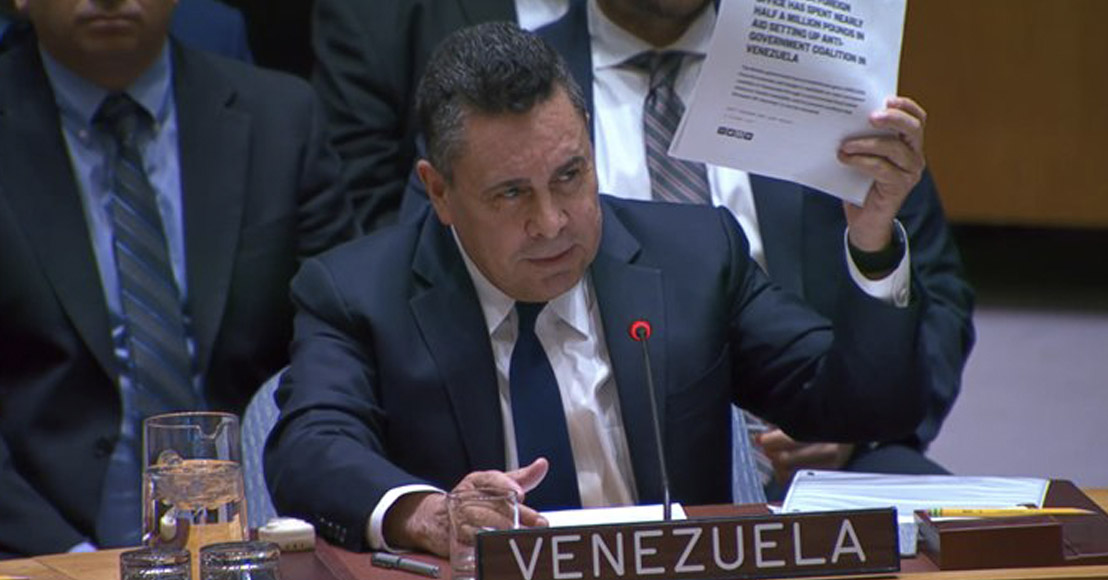 Internacional: El embajador de Venezuela ante la ONU, Samuel Moncada