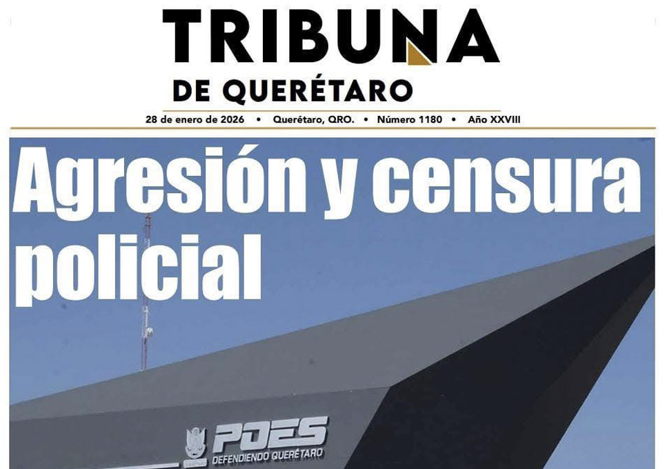 Portada de la edición 1180 de Tribuna de Querétaro