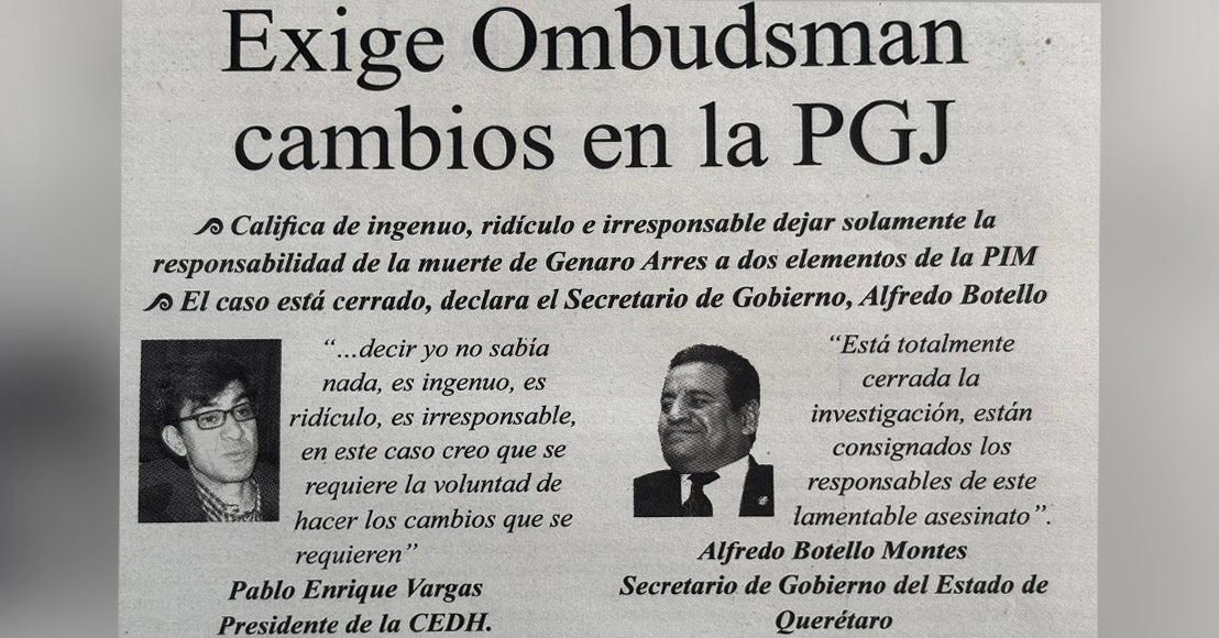 Querétaro: Publicación del medio Libertad abril 2006