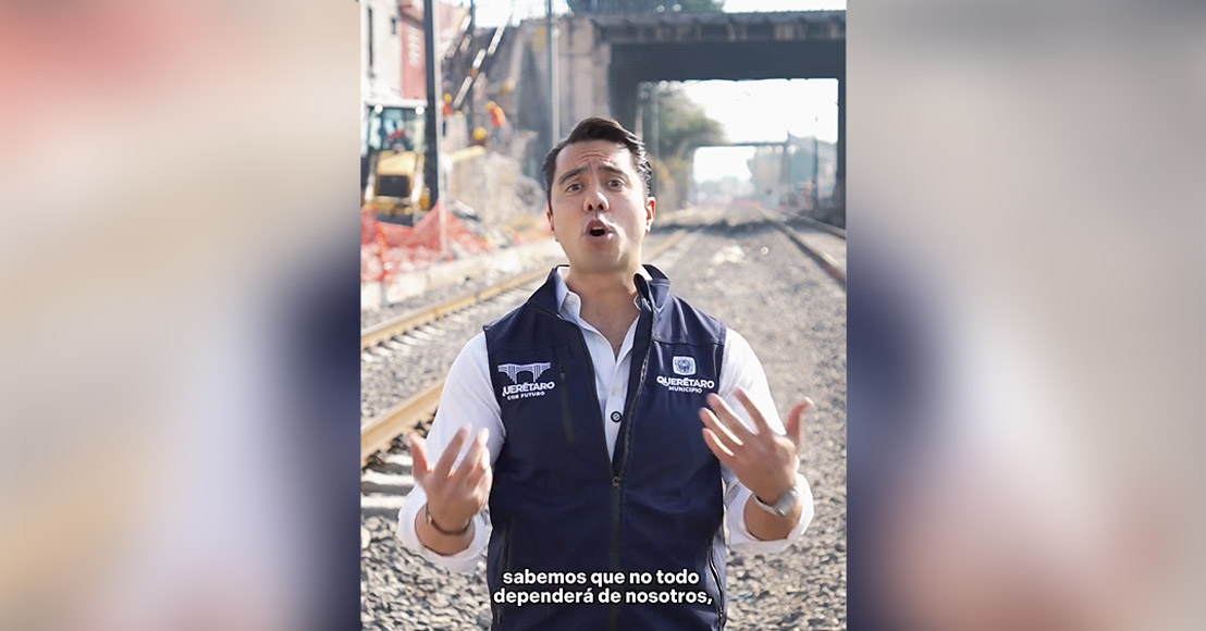 Querétaro: Se deslinda de impacto vial por obras del tren en la ciudad