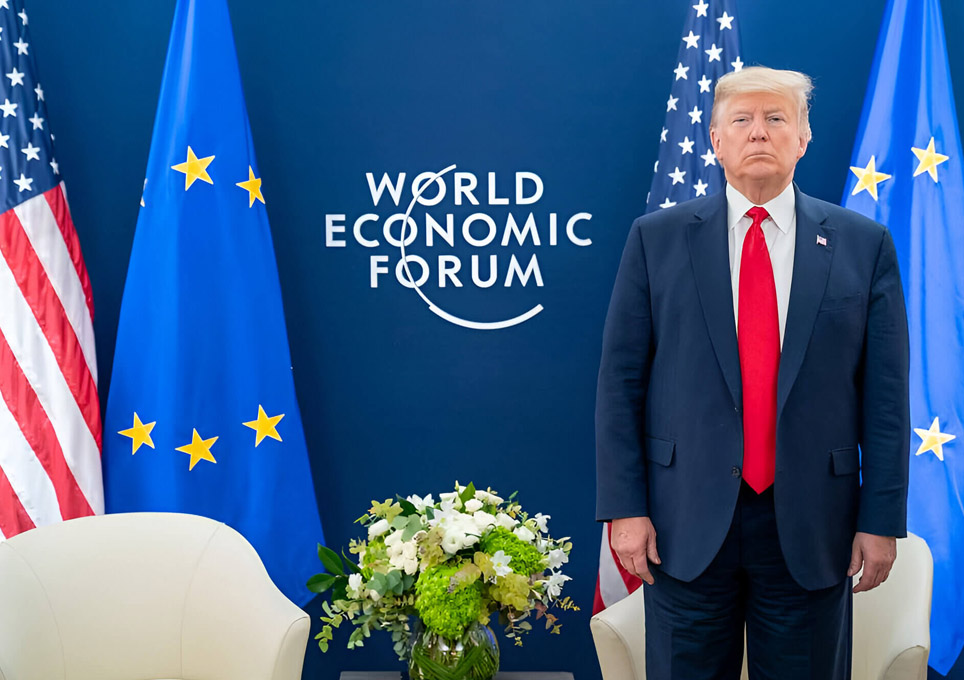 Donald Trump en Davos