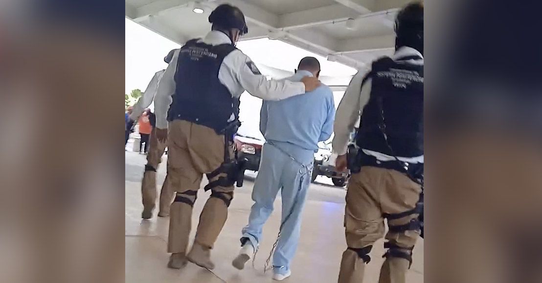 Querétaro: Encadenado de pies y manos, así trasladaron a exalcalde del PAN
