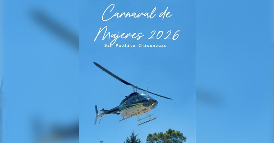 México: Alcalde de Chiconcuac llegó en helicóptero a carnaval y desata críticas