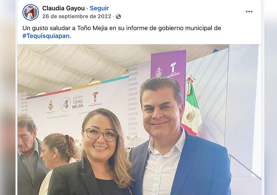 Claudia Díaz Gayou y José Antonio Mejía Lira