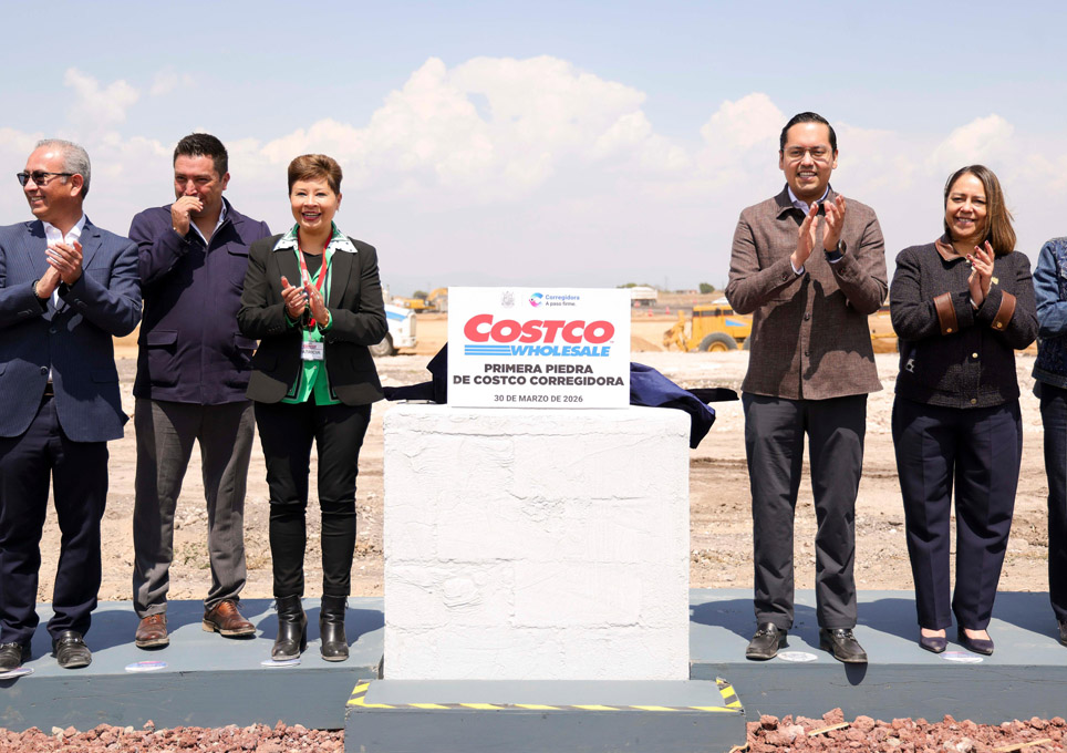 Querétaro: Corregidora colocan primera piedra del Costco