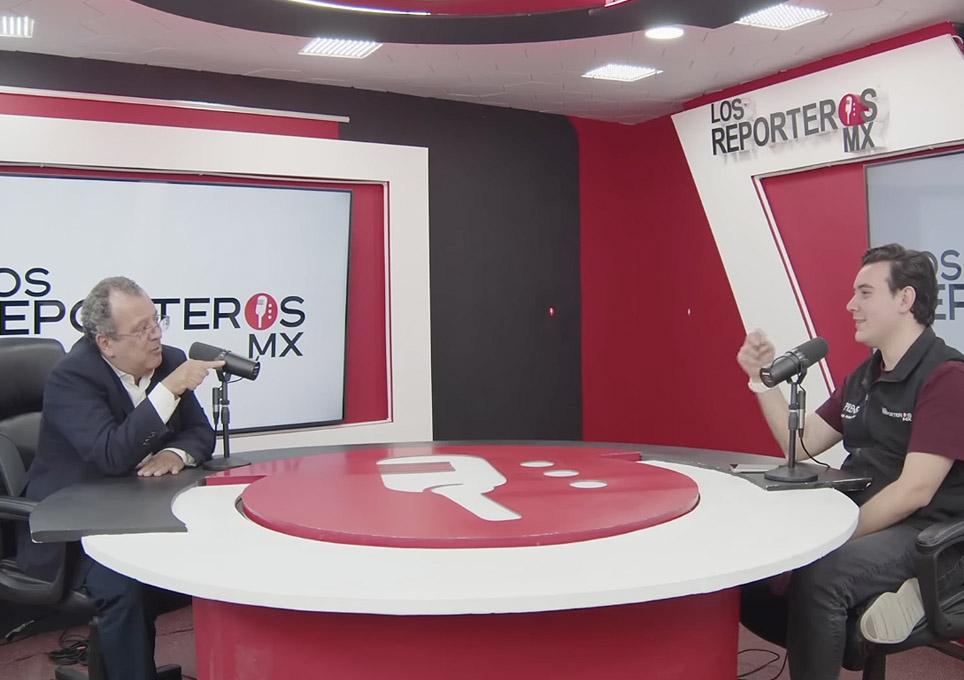 Gilberto Herrera Ruiz en entrevista con Los Reporteros Mx
